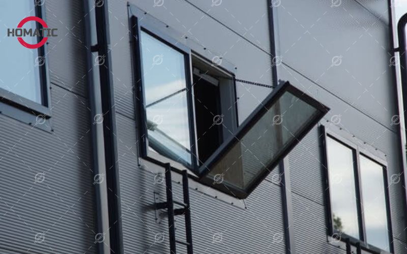 cửa bù khí tự động